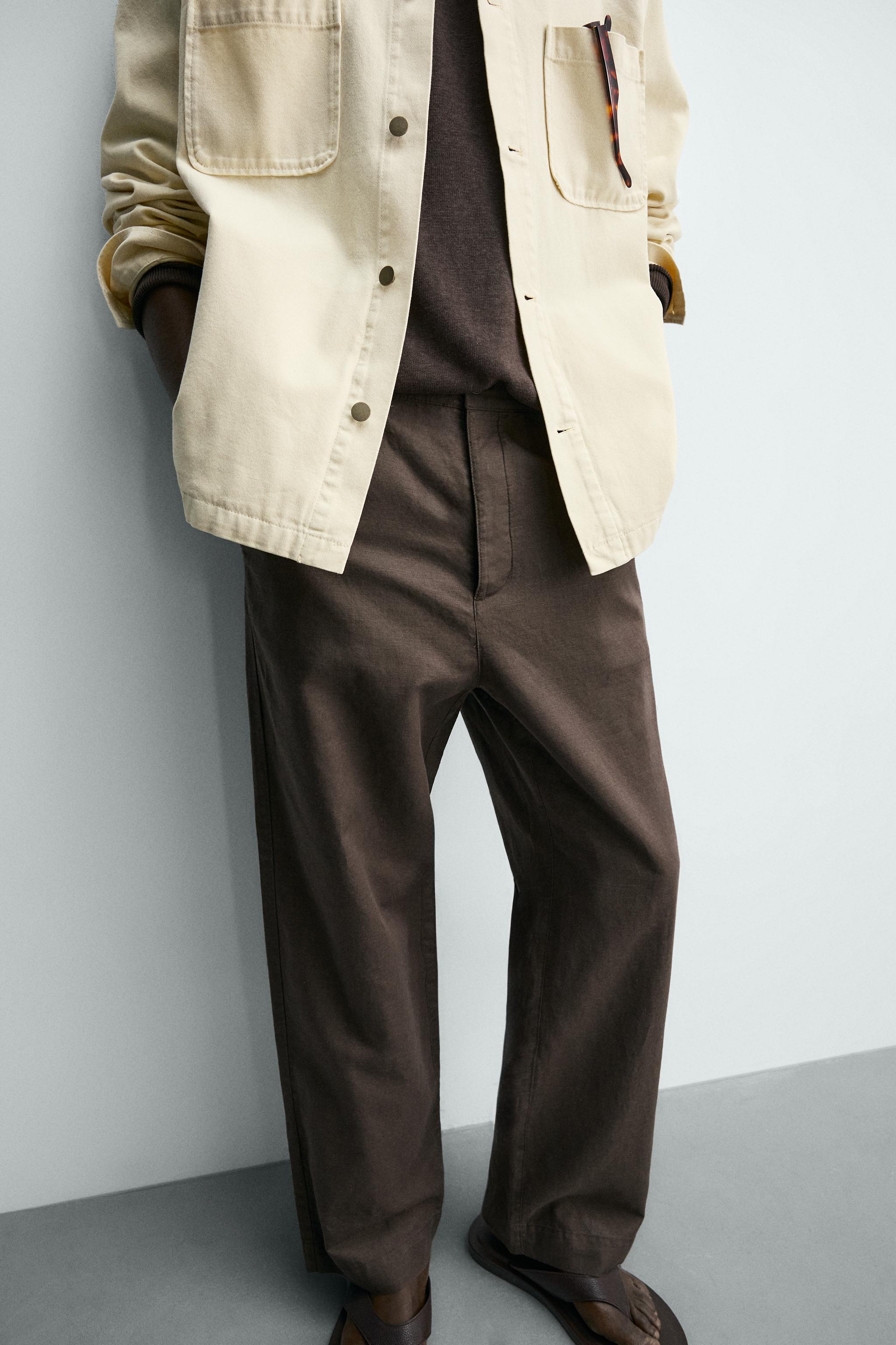 HEMP - COTTON STRAIGHT FIT PANTS